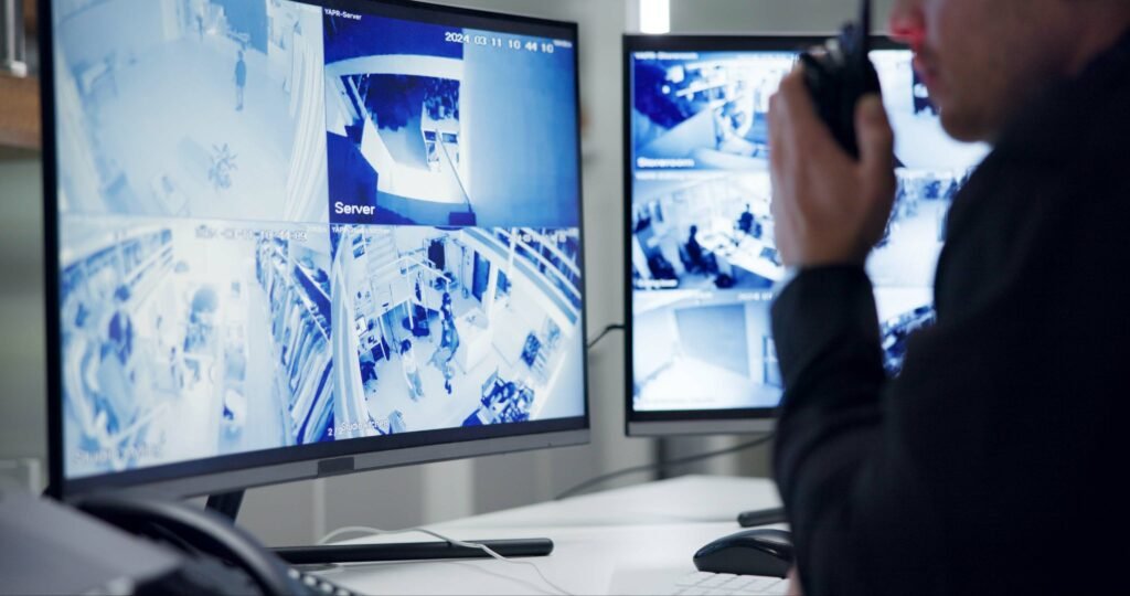 CCTV security camera Monitoring
